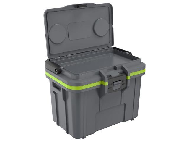 Pelican 8QT Personal Cooler (Dark Gray/Green)