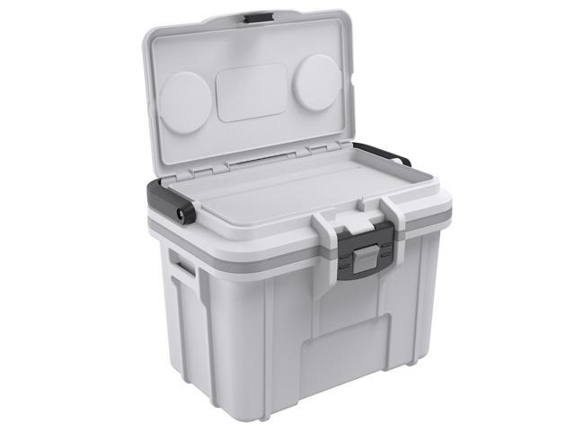 Pelican 8QT Personal Cooler (White/Gray)