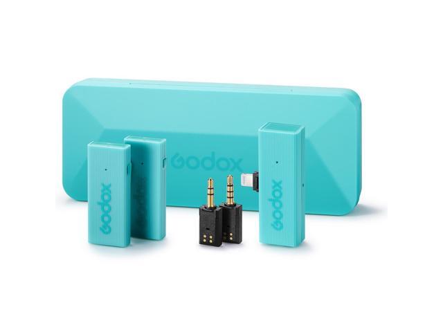 Godox MoveLink Mini 2.4GHz Lightning Wireless Microphone Kit 2, Macaron Green