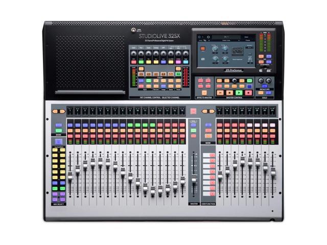 PreSonus StudioLive 32SX Series III S Compact Frame 32-Channel/26-Bus Digital Mixer with AVB Networking and Dual-Core FLEX DSP Engine
