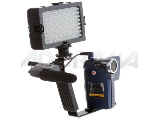 Adorama Heavy Duty L-bracket with 2 Standard Flash Shoe and Microphone