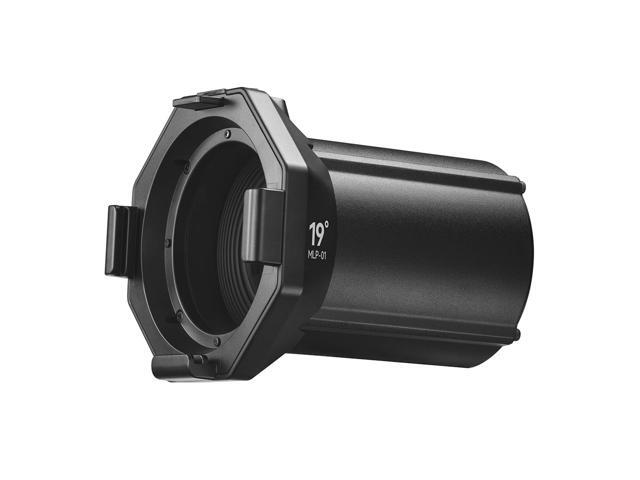 Godox Projection Attachment with 19 Degree Interchangeable Lens for ML30 and ML60 LED Lights, Black