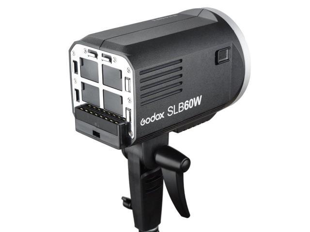 Godox SL Series SLB60W 60W Battery-Operated White LED Video Light, 5600K Color Temperature