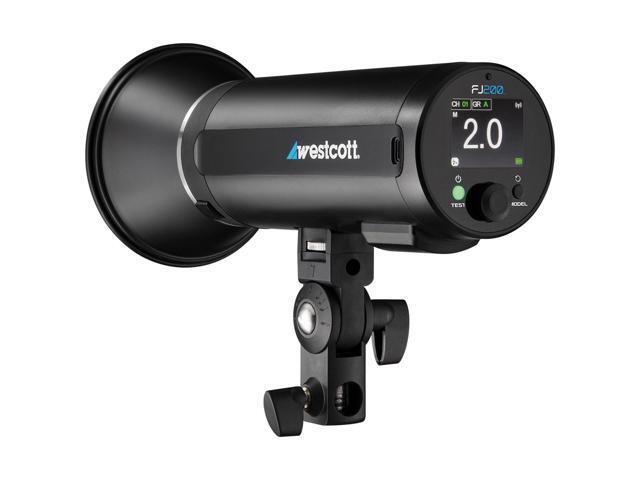 Westcott FJ200 Round Head Pocket Strobe with 1.3 sec. Recycle Time, TTL, HSS and Includes Tilter Bracket, 30-Degree Honeycomb Grid with Gel Clip...