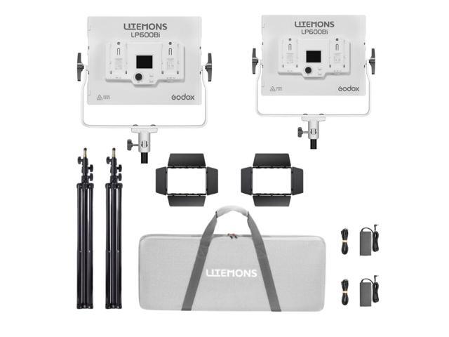 Godox Litemons LP600Bi 60W Bi-Color LED 2-Light Panel Kit