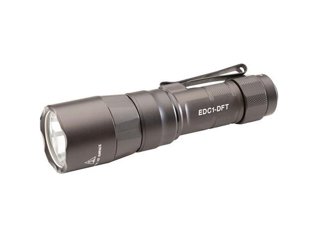 SureFire EDC1-DFT Dual-Fuel Turbo Everyday Carry Light, Gray