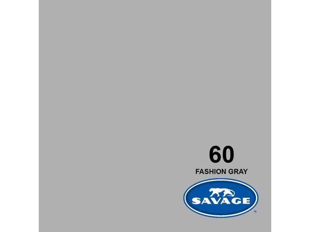 Savage Widetone Seamless Background Paper, 86' wide x 36' Focus Gray, #60