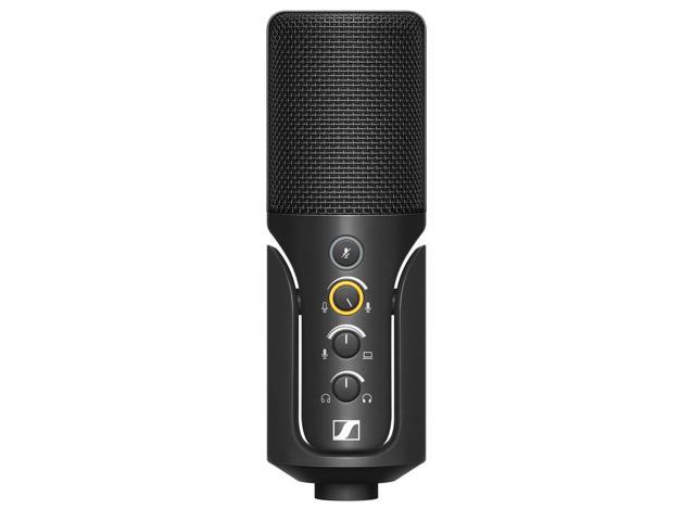 Sennheiser Profile Cardioid Condenser USB-C Microphone Streaming Set Bundle with H & A Pop Filter with Gooseneck and Adjustable Knob (Clamp On),...