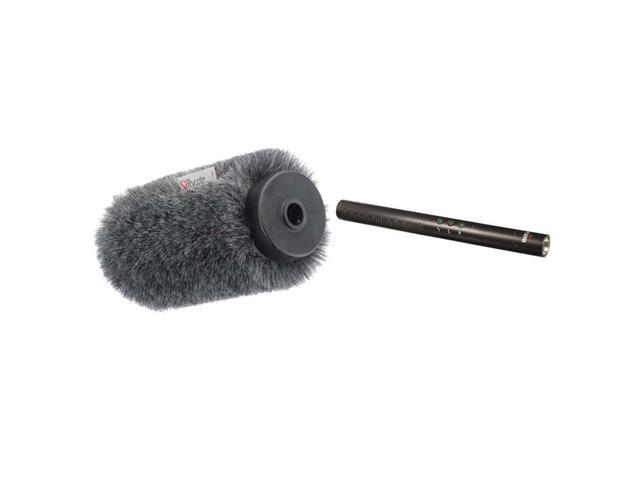 Rode NTG-4 Directional Condenser Shotgun Microphone with 14cm Rycote Long Hair SoftieWind Kit
