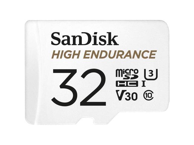 SanDisk High Endurance 32GB UHS-I microSDHC Memory Card with SD Adapter