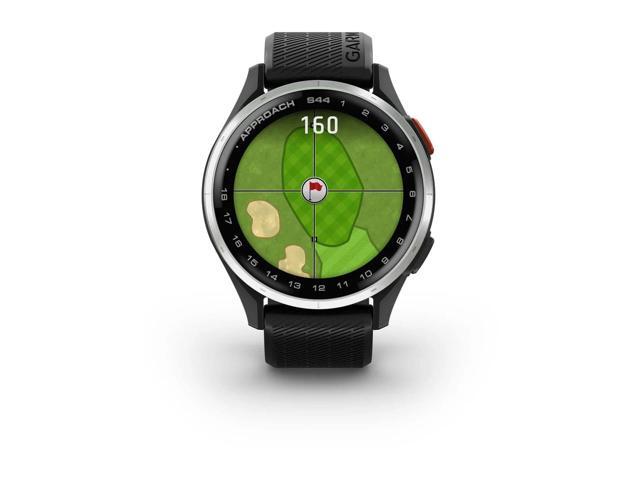 Garmin - Approach S44 GPS Smartwatch 43mm Anodized Aluminum - Silver Aluminum Bezel with Black Silicone Band - (2025) - image 8