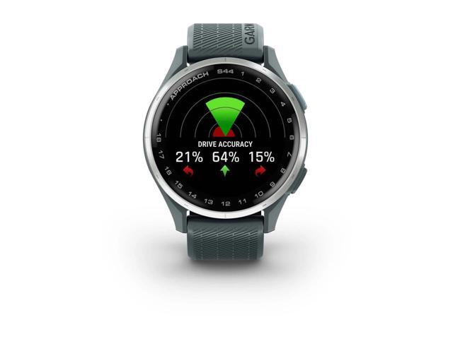 Garmin - Approach S44 GPS Smartwatch 43mm Anodized Aluminum - Silver Aluminum Bezel with Twilight Silicone Band - (2025) - image 10