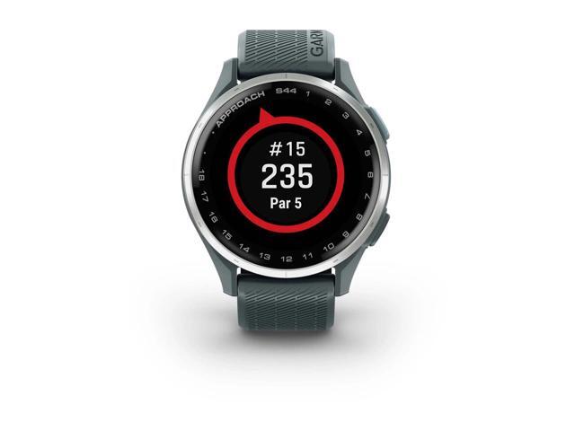 Garmin - Approach S44 GPS Smartwatch 43mm Anodized Aluminum - Silver Aluminum Bezel with Twilight Silicone Band - (2025) - image 12