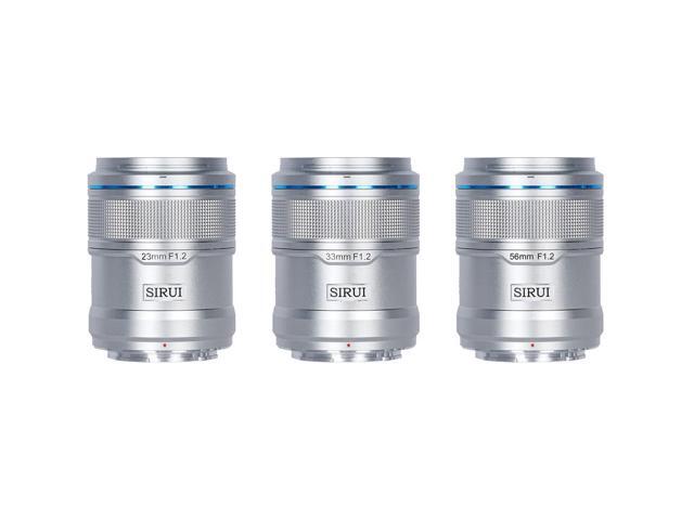 Sirui Sirui Sniper Series f/1.2 AF 3-Lens Kit for Sony E, Silver