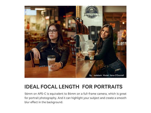 TTArtisan APS-C AF56mm F1.8 Lens for Sony E, Black