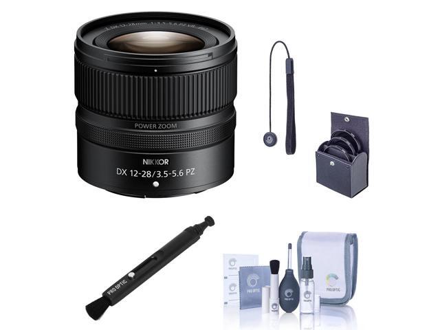 Nikon NIKKOR Z DX 12-28mm f/3.5-5.6 PZ VR Lens, Bundle with 67mm Filter Kit, Lens Cleaner, Cleaning Kit and Lens Cap Tether