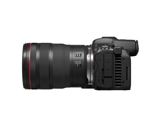 Canon - EOS R5 C 8K Video Mirrorless Cinema Camera with RF24-105mm f/4 L IS USM Lens - Black - image 8