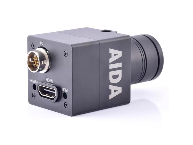 AIDA UHD-100A Micro 4K Ultra HD HDMI 1.4 Professional POV Camera with TRS Stereo Audio Input, Multi HD Format