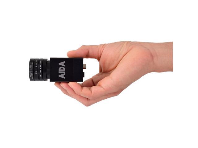 AIDA UHD-100A Micro 4K Ultra HD HDMI 1.4 Professional POV Camera with TRS Stereo Audio Input, Multi HD Format