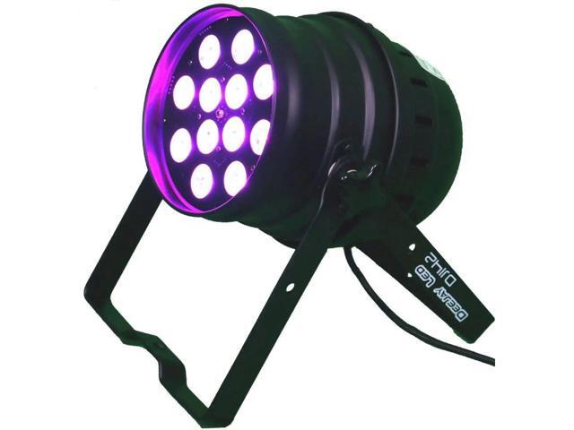 idance dj142black 125 watt led par can with dmx control