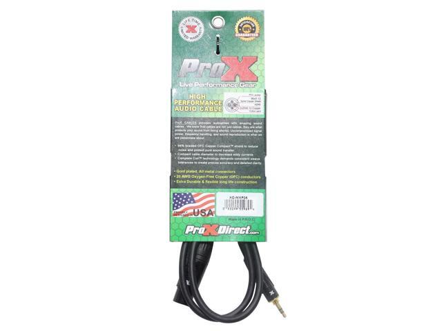 ProX XC-MXF05 5' TRS-M Mini to XLR3-F Unbalanced High Performance Audio Cable