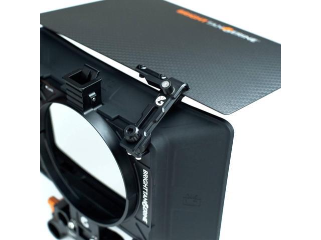 Bright Tangerine Retractable Carbon Fiber Top Flag for Misfit Atom Matte Box