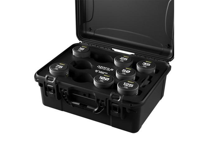 DZOFILM Vespid Prime Cinema 7-Lens Kit V2 with 25mm, 35mm, 50mm, 75mm, 100mm, 125mm T2.1, 16mm T2.8 Lens for PL & EF Mount