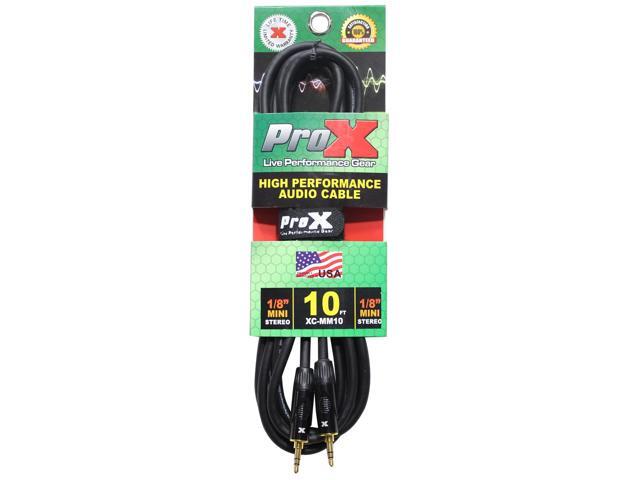 ProX XC-MM10 10 1/8 (3.5mm) TRS-M Mini to 1/8 (3.5mm) TRS-M Mini Balanced High Performance Audio Cable - image 3
