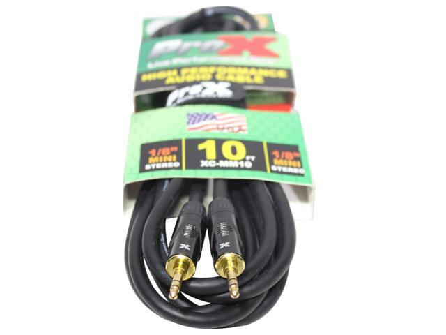 ProX XC-MM10 10 1/8 (3.5mm) TRS-M Mini to 1/8 (3.5mm) TRS-M Mini Balanced High Performance Audio Cable - image 5