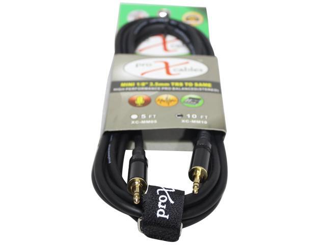 ProX XC-MM10 10 1/8 (3.5mm) TRS-M Mini to 1/8 (3.5mm) TRS-M Mini Balanced High Performance Audio Cable - image 6