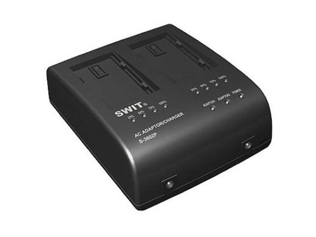 SWIT Electronics S-3602C 2-Channel Charger with DC Output for Canon BP-900 Series Batteries