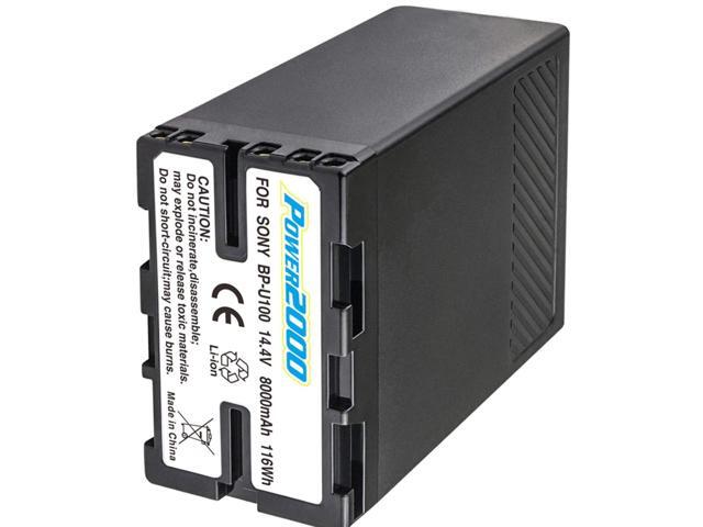 Power2000 116Wh 14.4V 8000mAh Lithium-Ion Replacement Battery for Sony BP-U100