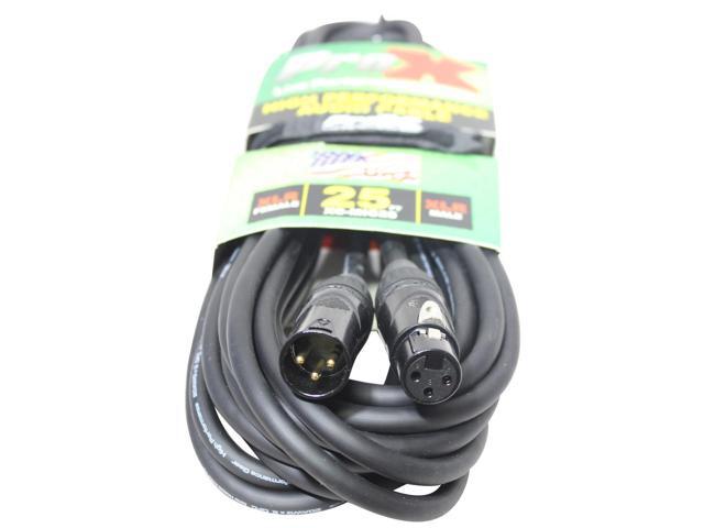 ProX XC-MIC25 25' XLR-F to XLR-M Balanced High Performance Microphone Cable