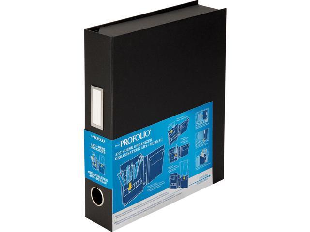 Itoya ProFolio Art and Desk Organizer, 8.5x11', Black