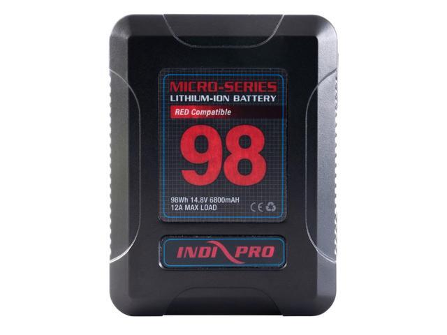 IndiPRO Micro-Series 98Wh V-Mount Li-Ion Battery for RED DSMC and DSMC2 Cameras