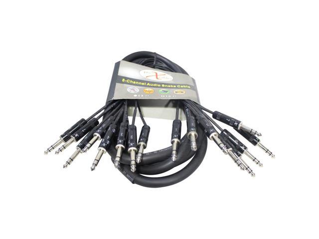 ProX XC-8TRS10 10' 8-Channel TRS-M to TRS-M Balanced Audio Snake Cable