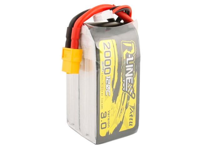 Tattu R-Line Version 3.0 2000mAh 14.8V 120C 4S1P Lipo Battery Pack with XT60 Plug