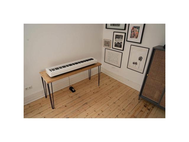 Kawai ES120 88-Key Portable Digital Piano with Speakers, Light Gray