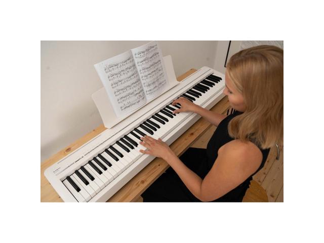 Kawai ES120 88-Key Portable Digital Piano with Speakers, Light Gray