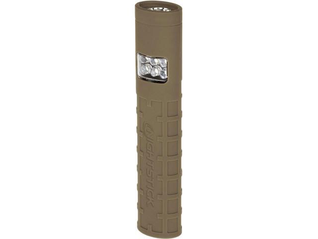 Nightstick MultiPurpose Dual-Switch Dual-Light 90 Lumen Flashlight, 2 AAA Batteries, Tan
