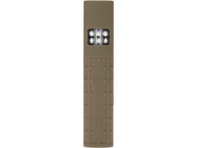 Nightstick MultiPurpose Dual-Switch Dual-Light 90 Lumen Flashlight, 2 AAA Batteries, Tan