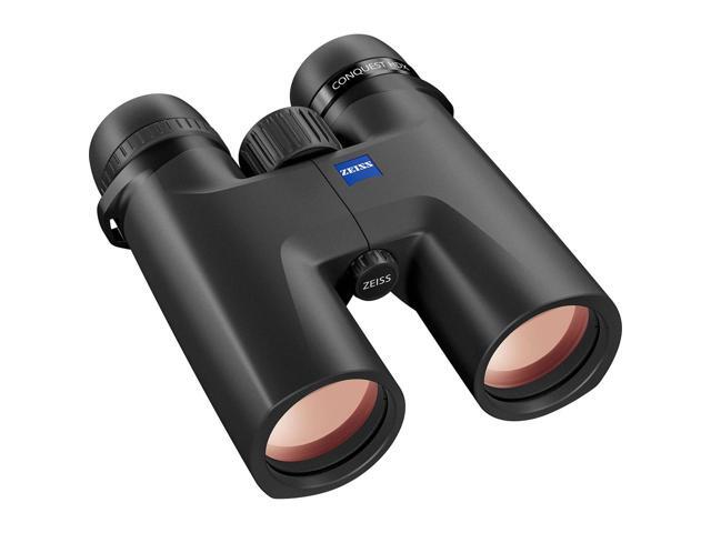 Zeiss 10x42 Conquest HDX Waterproof Roof Prism Binocular with 66 Degree Angle of View, Black