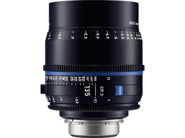 Zeiss CP.3 135mm T2.1 Compact Prime Cine Lens for Canon EF, Feet #2184-953