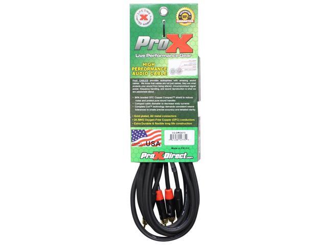 ProX XC-DRCA10 10 Dual RCA-M to Dual RCA-M Unbalanced High Performance Audio Cable - image 4