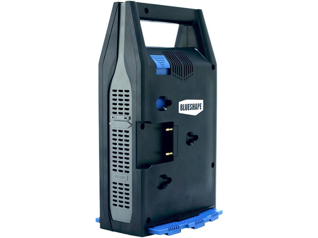 BlueShape CGTR2PV 2-Channel Simultaneous Travel Battery Charger, Gold Mount