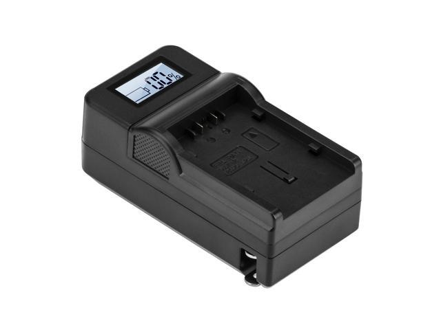 Green Extreme Compact Smart Charger with LCD Screen for Panasonic VW-VBG6
