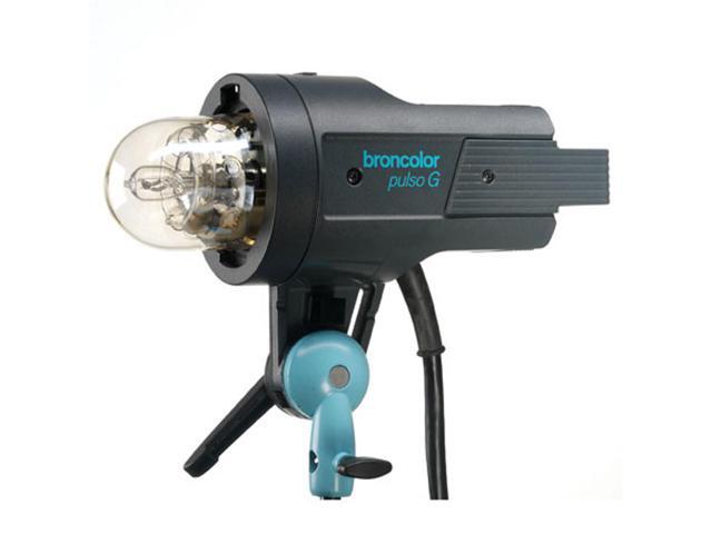 Broncolor Pulso G 1600 WS Lamphead with Flash Tube, Modeling Lamp, Clear Protecting Glass Dome/Plate and Cap