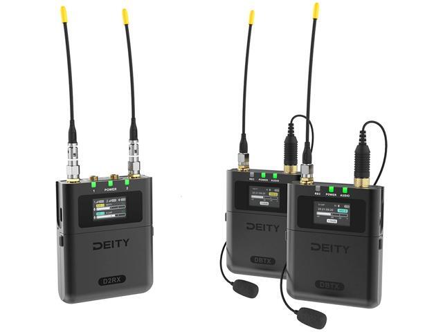 Deity Microphones Theos Digital 2-Person Camera-Mount Wireless Omnidirectional Lavalier Microphone System, 550-663MHz