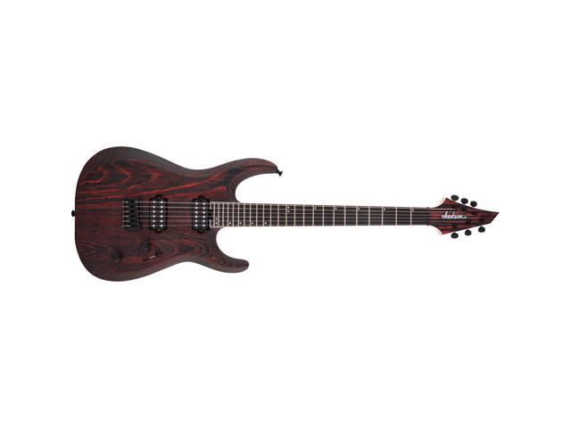 Jackson Pro Series Dinky DK2 Modern Ash HT6 Electric Guitar, Ebony Fingerboard, Baked Red