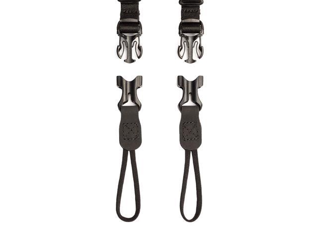 Cotton Carrier Anchor Loops for Camera Strap, Pair, Black #102CAS
